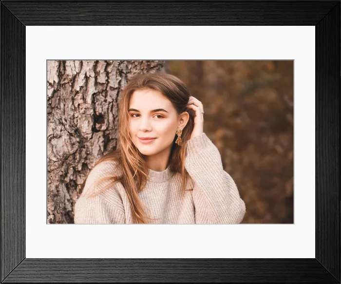 Framed Print : Beautiful smiling blonde girl 16-18 year old posing outdoors. Looking at camera. Teenagerhood Framed Print : Beautiful smiling blonde girl 16-18 year old posing outdoors. Looking at camera. Teenagerhood