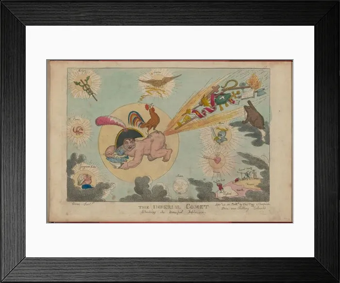 Framed Print : The Imperial comet sheding its baneful Influence Framed Print : The Imperial comet sheding its baneful Influence