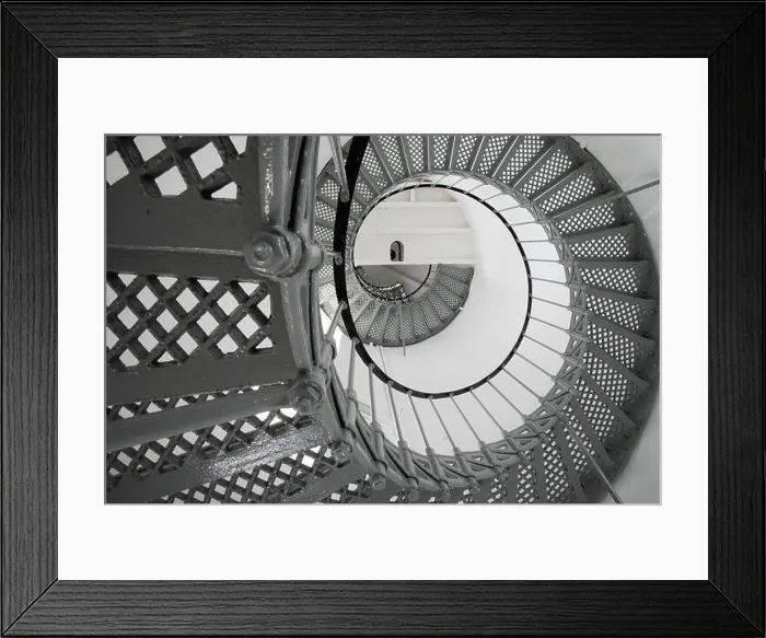 Framed Print : lighthouse stairs Framed Print : lighthouse stairs