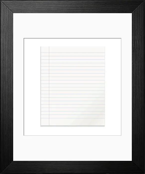 Framed Print : Realistic template notepad with spiral Framed Print : Realistic template notepad with spiral