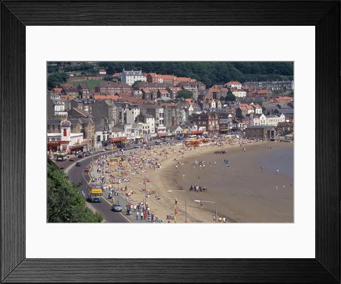 Framed Print : Scarborough sea-front, Yorkshire, UK Framed Print : Scarborough sea-front, Yorkshire, UK