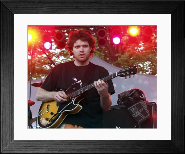 Framed Print : CHARLOTTE, NC - April 27: Jon Gutwillig of Disco Biscuits performs at the Cityfest Live Festival in Charlotte Framed Print : CHARLOTTE, NC - April 27: Jon Gutwillig of Disco Biscuits performs at the Cityfest Live Festival in Charlotte