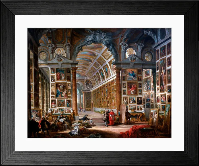 Framed Print : The Cardinal Silvio Valenti Gonzaga Gallery by PANNINI Giovanni Paolo 1691-1765 Italy Italian Framed Print : The Cardinal Silvio Valenti Gonzaga Gallery by PANNINI Giovanni Paolo 1691-1765 Italy Italian