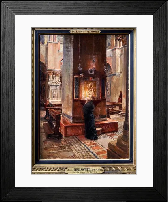 Framed Print : Ernest Meissonier (Lyon 1815 - Paris 1891) Framed Print : Ernest Meissonier (Lyon 1815 - Paris 1891)