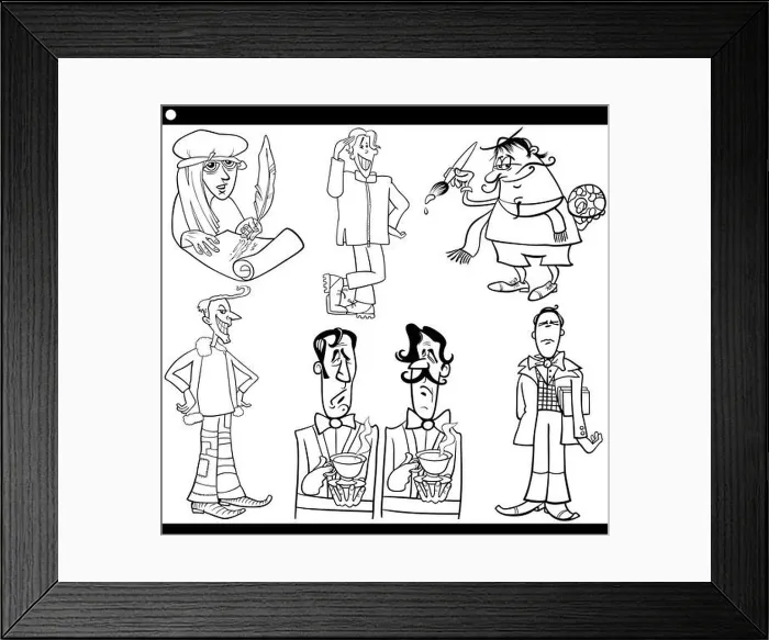 Framed Print : humans human beings people folk persons human human being men man illustration character caricature Framed Print : humans human beings people folk persons human human being men man illustration character caricature