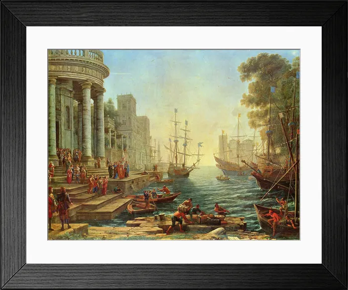 Framed Print : Deutsch: Einschiffung der Hl. Ursula English: Seaport with the Embarkation of Saint Ursula 1641 Framed Print : Deutsch: Einschiffung der Hl. Ursula English: Seaport with the Embarkation of Saint Ursula 1641
