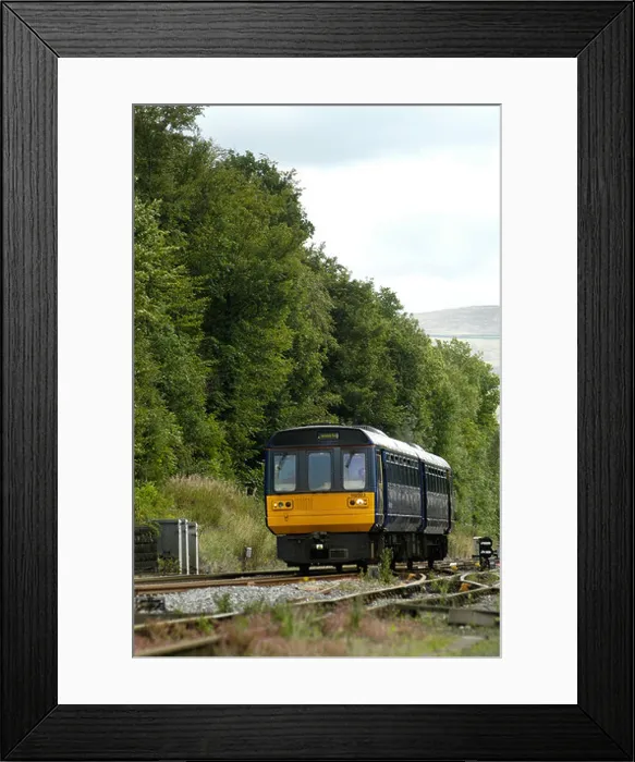 Framed Print : Northern Star Class 142 train in the Hope Valley Derbyshire England Framed Print : Northern Star Class 142 train in the Hope Valley Derbyshire England