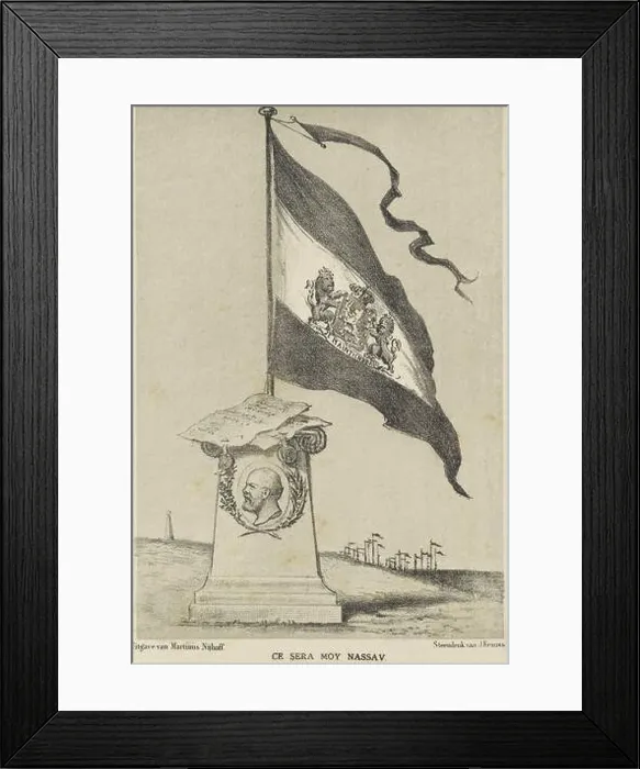 Framed Print : Monument for Willem III, King of the Netherlands Framed Print : Monument for Willem III, King of the Netherlands