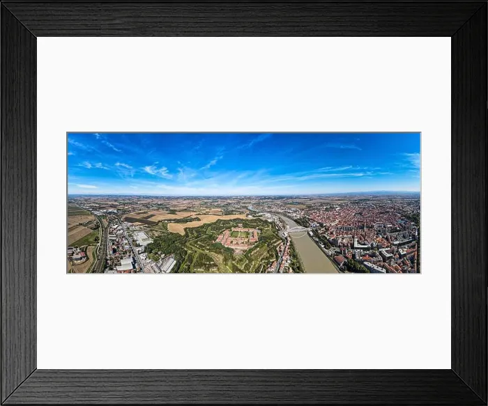 Framed Print : Aerial of the star shaped Citadel of Alessandria, Allessandria, Italy Framed Print : Aerial of the star shaped Citadel of Alessandria, Allessandria, Italy