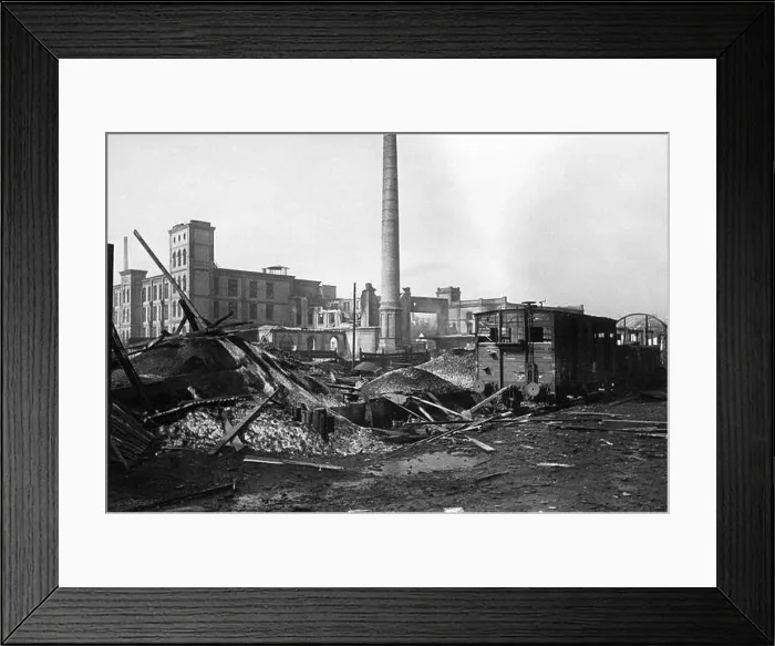 Framed Print : The destroyed Augsburg, 1944 Framed Print : The destroyed Augsburg, 1944