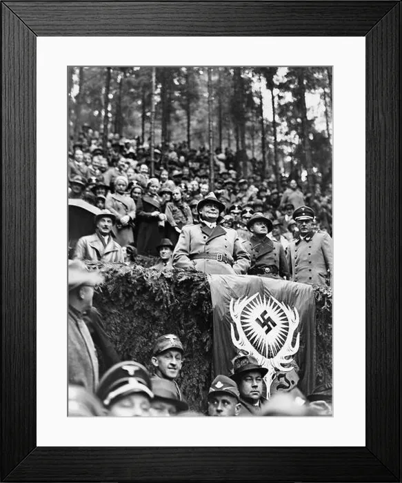 Framed Print : Hermann Goring and Friedrich Alpers on the Hubertus day, 1937 Framed Print : Hermann Goring and Friedrich Alpers on the Hubertus day, 1937