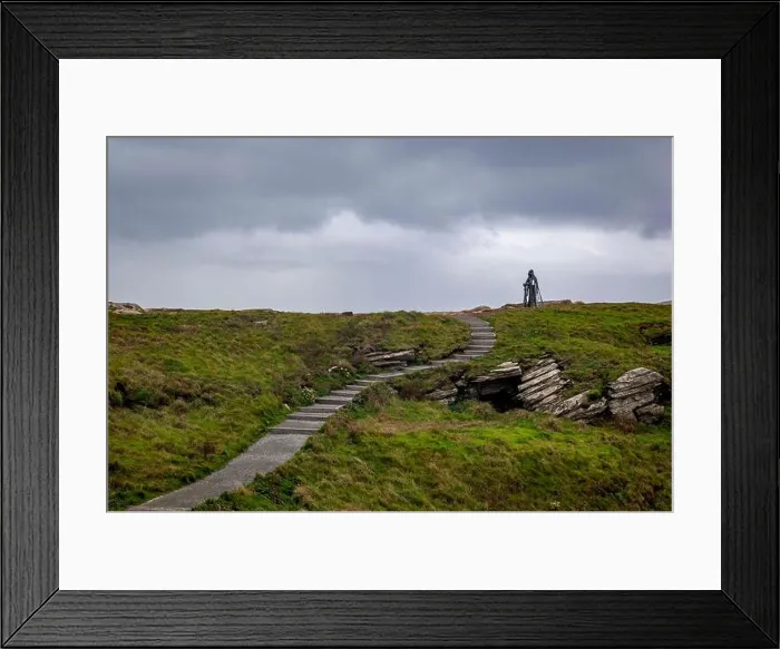Framed Print : Stone steps leading up to the Gallos statue at Tintagel Castle Framed Print : Stone steps leading up to the Gallos statue at Tintagel Castle