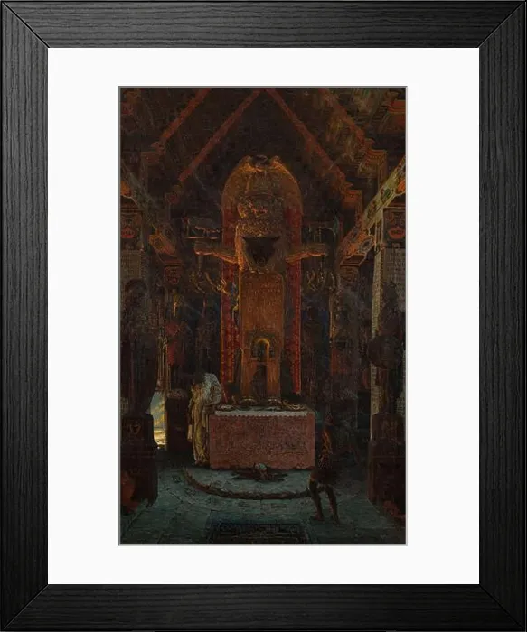 Framed Print : Radogost the God. Museum: PRIVATE COLLECTION. Author: Karel Vitezslav Masek Framed Print : Radogost the God. Museum: PRIVATE COLLECTION. Author: Karel Vitezslav Masek
