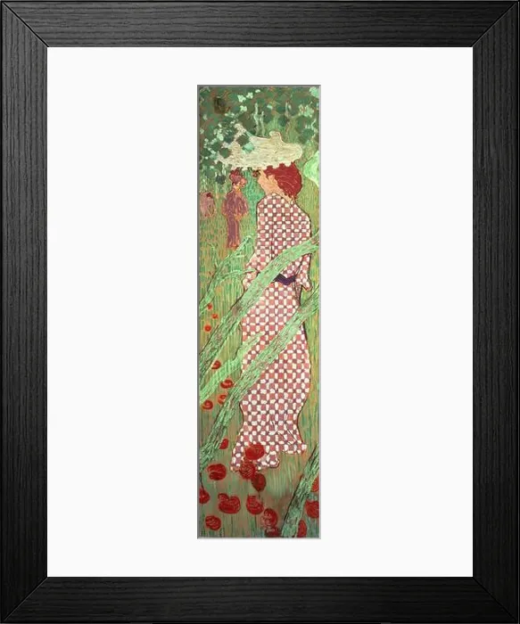 Framed Print : Femmes au jardin: femme à la robe quadrillée (Women in a Garden: Woman in a Checked Dress) Framed Print : Femmes au jardin: femme à la robe quadrillée (Women in a Garden: Woman in a Checked Dress)