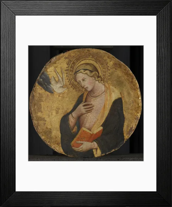 Framed Print : Virgin Annunciate, attributed to Lorenzo di Niccolò, c. 1392 - c. 1412 Framed Print : Virgin Annunciate, attributed to Lorenzo di Niccolò, c. 1392 - c. 1412