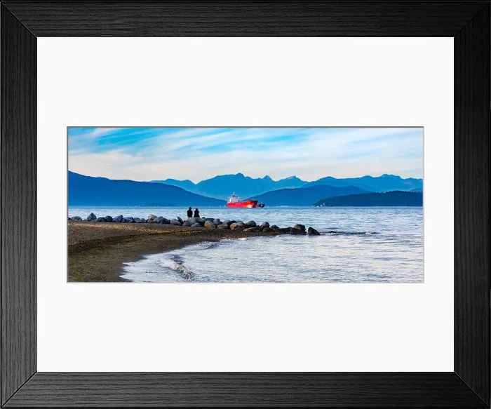 Framed Print : Spanish Banks, English Bay. Vancouver, British Columbia, Canada Framed Print : Spanish Banks, English Bay. Vancouver, British Columbia, Canada