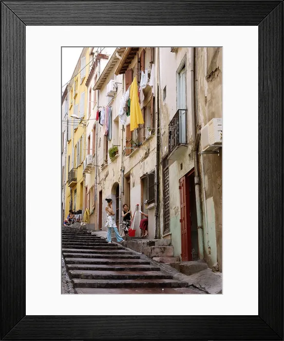 Framed Print : France, Pyrenees Orientales, Perpignan, Saint Jacques district (gipsy district) Framed Print : France, Pyrenees Orientales, Perpignan, Saint Jacques district (gipsy district)