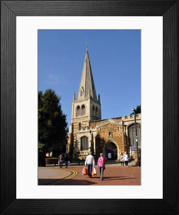 Framed Print : All Hallows Church, Wellingborough, Northamptonshire, England, UK Framed Print : All Hallows Church, Wellingborough, Northamptonshire, England, UK