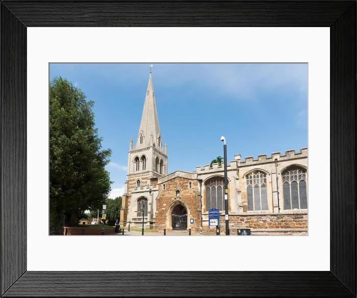 Framed Print : All Hallows Church Wellingborough Northamptonshire UK Framed Print : All Hallows Church Wellingborough Northamptonshire UK