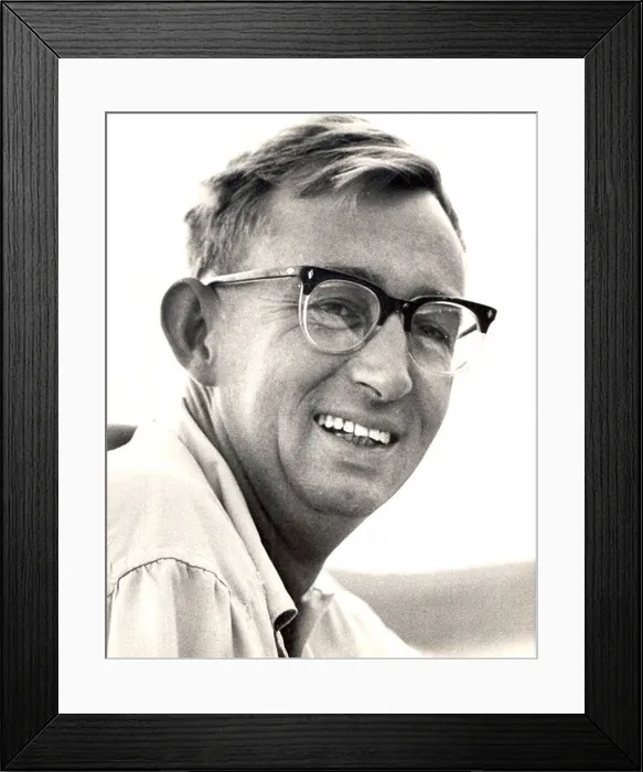 Framed Print : Jonathan Lerakey, eldest son of eminent paleoanthropologists Louis and Mary Leakey, at his Kenya snake farm in 1972