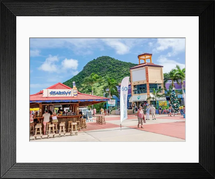 Framed Print : Philipsburg Sint St. Saint Maarten Framed Print : Philipsburg Sint St. Saint Maarten