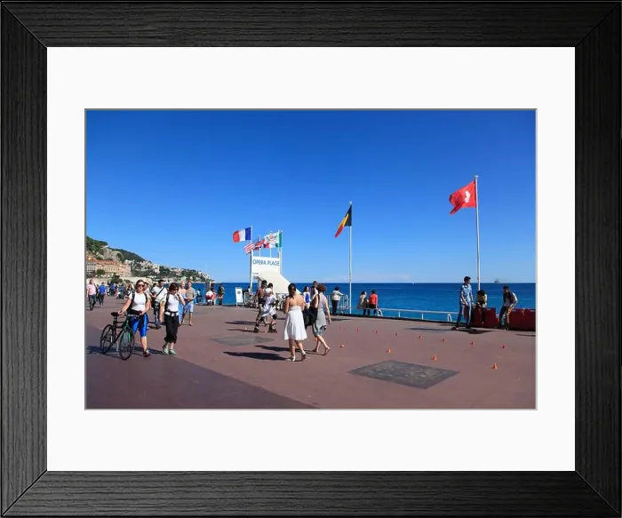 Framed Print : Promenade des Anglais, Nice, Cote d'Azur, French Riviera, France, Mediterranean, Provence, Europe Framed Print : Promenade des Anglais, Nice, Cote d'Azur, French Riviera, France, Mediterranean, Provence, Europe
