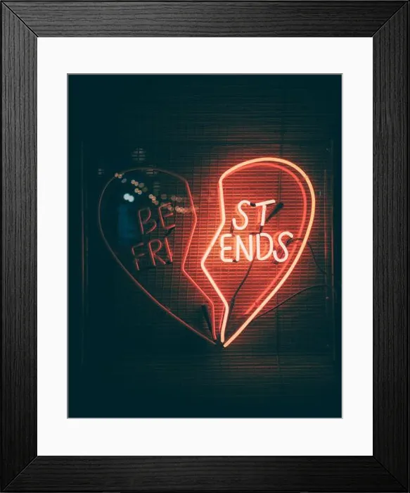 Framed Print : ST ENDS neon sign, in Crown Heights, Brooklyn, New York Framed Print : ST ENDS neon sign, in Crown Heights, Brooklyn, New York
