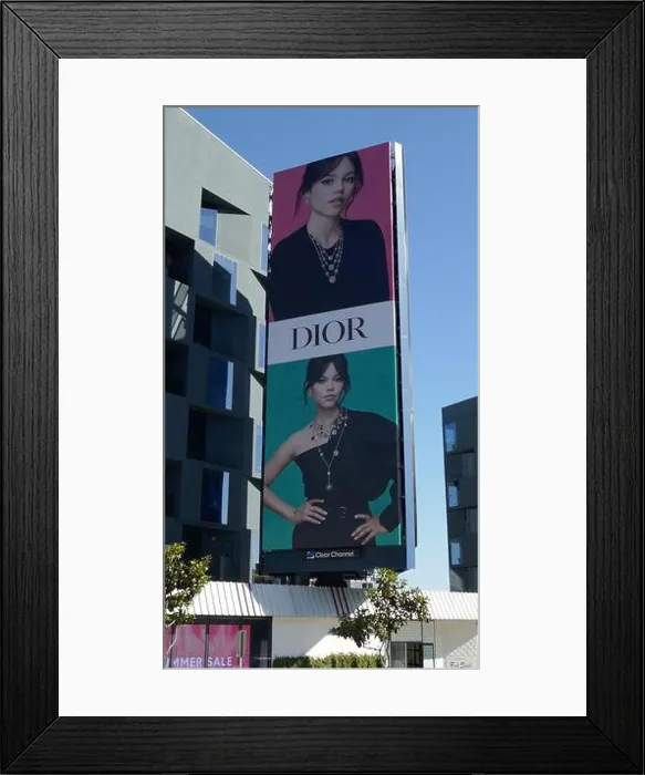 Framed Print : Los Angeles, California, USA 13th June 2024 Jenna Ortega Dior Billboard on Sunset Blvd on June 13 Framed Print : Los Angeles, California, USA 13th June 2024 Jenna Ortega Dior Billboard on Sunset Blvd on June 13