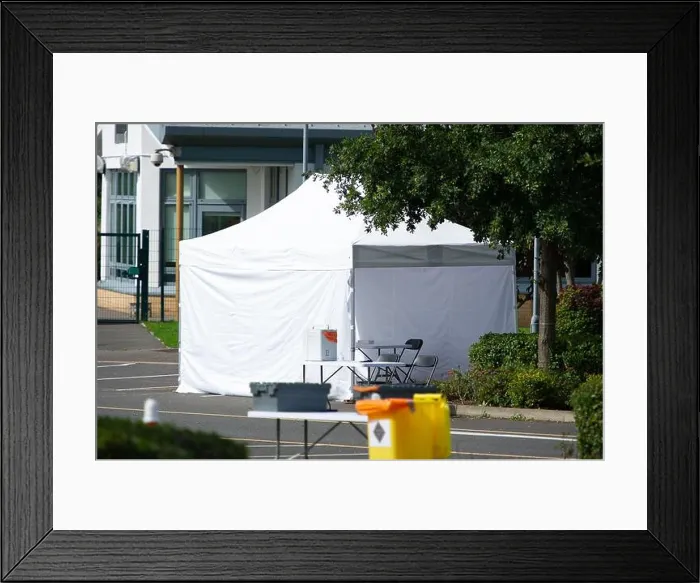 Framed Print : Slough, Berkshire, UK. 31st August, 2020
