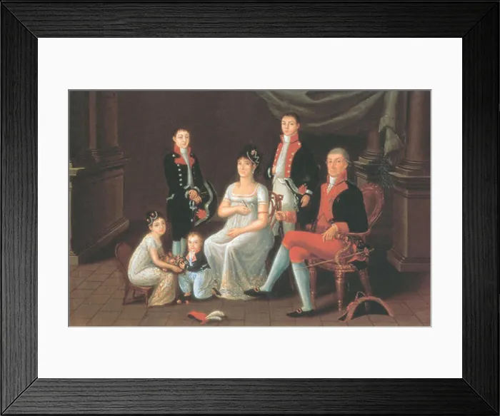 Framed Print : 744 José de Iturrigaray family portrait Framed Print : 744 José de Iturrigaray family portrait