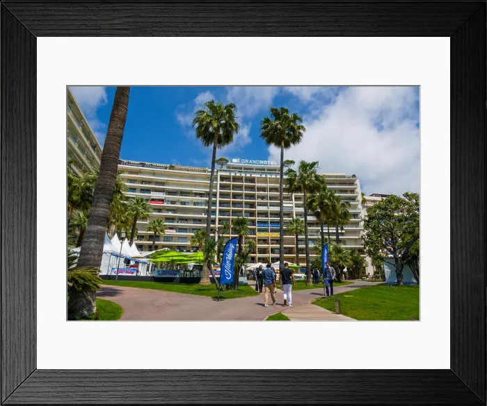 Framed Print : Grand Hotel Cannes France a resort town on the French Riviera Framed Print : Grand Hotel Cannes France a resort town on the French Riviera