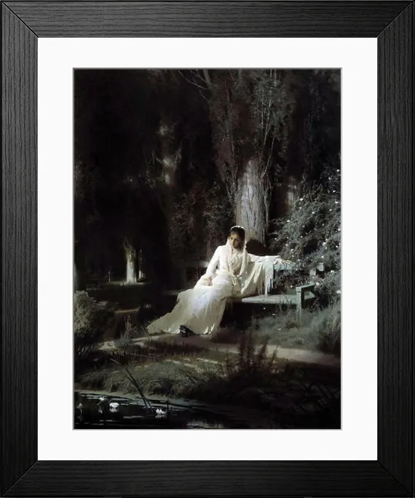 Framed Print : Moonlight night. И.Н.Крамской (1837 – 1887) Лунная ночь Framed Print : Moonlight night. И.Н.Крамской (1837 – 1887) Лунная ночь