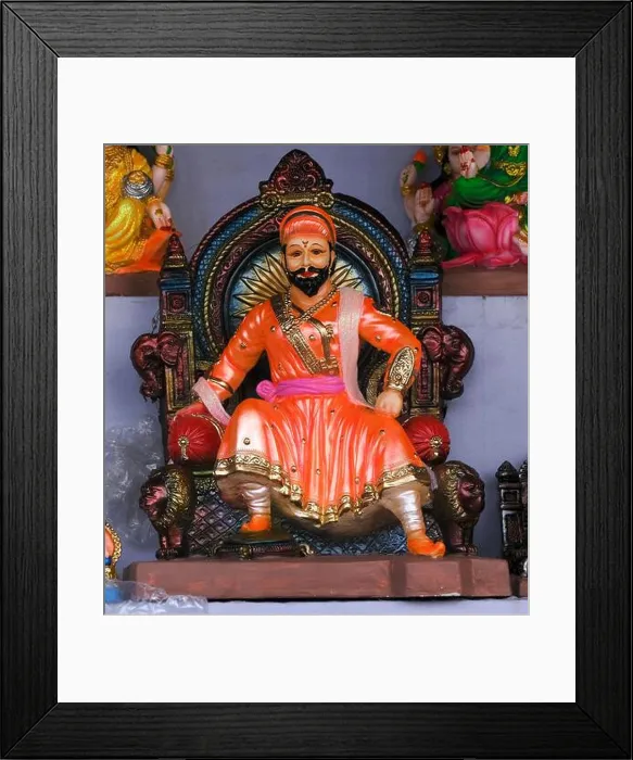 Framed Print : A variety of colorful statues are being sold in Diwali Festival Framed Print : A variety of colorful statues are being sold in Diwali Festival