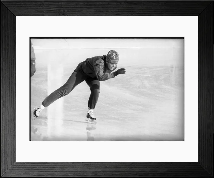 Framed Print : Olympische Spiele Lake Placid 1980: Silvia Brunner Framed Print : Olympische Spiele Lake Placid 1980: Silvia Brunner