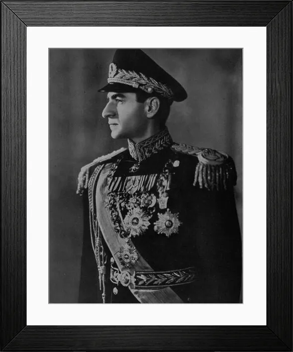 Framed Print : This photograph features Reza Shah Pahlavi Framed Print : This photograph features Reza Shah Pahlavi
