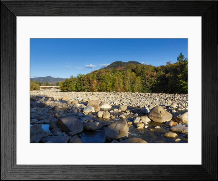 Framed Print : Black Mountain from the along the East Branch of the Pemigewasset River in Lincoln Framed Print : Black Mountain from the along the East Branch of the Pemigewasset River in Lincoln