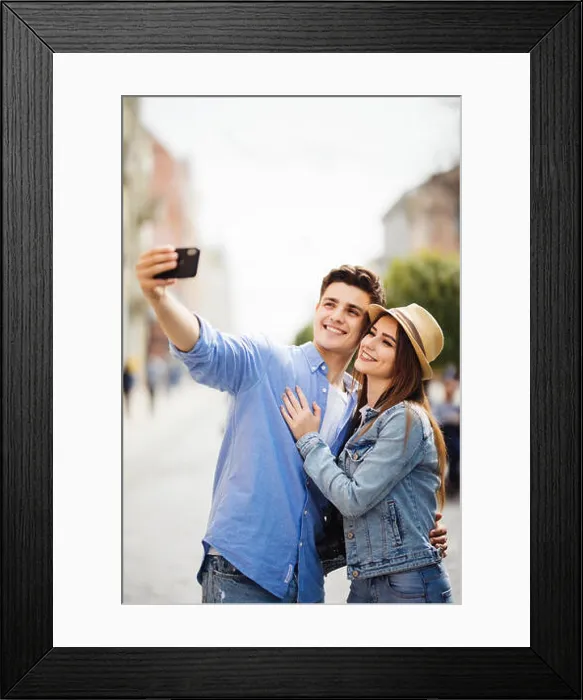 Framed Print : Lovely young tourist couple taking selfie phone on phone for memory spending time together at summer vocation Framed Print : Lovely young tourist couple taking selfie phone on phone for memory spending time together at summer vocation