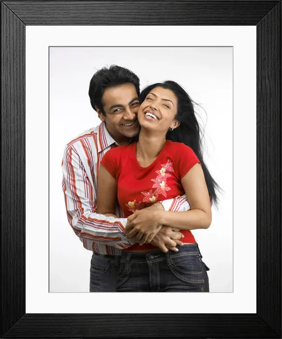 Framed Print : man woman, husband wife, loving couple, Indian couple, India, Asia, MR#702A&702L Framed Print : man woman, husband wife, loving couple, Indian couple, India, Asia, MR#702A&702L