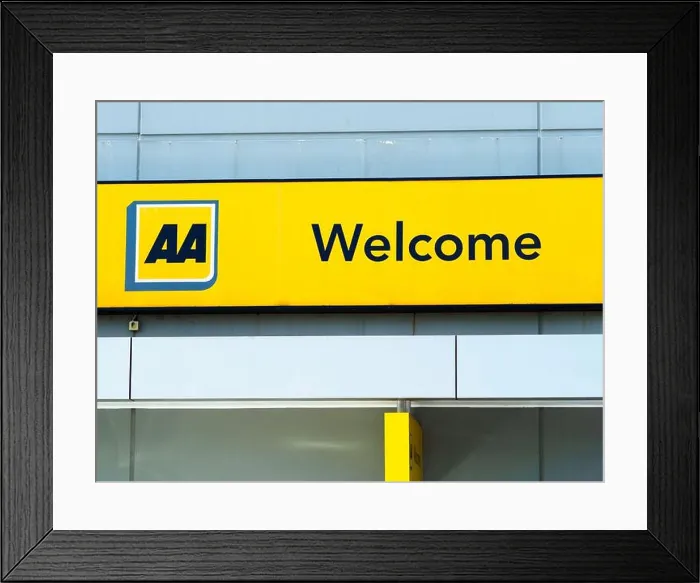 Framed Print : AA New Zealand Automobile Association in Meadowlands Framed Print : AA New Zealand Automobile Association in Meadowlands