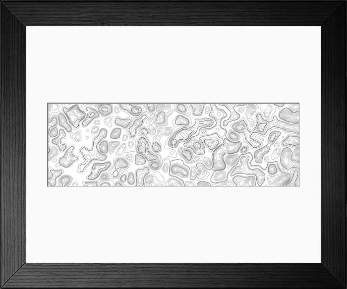 Framed Print : Topographic contour map on white background. Vector grid map Framed Print : Topographic contour map on white background. Vector grid map