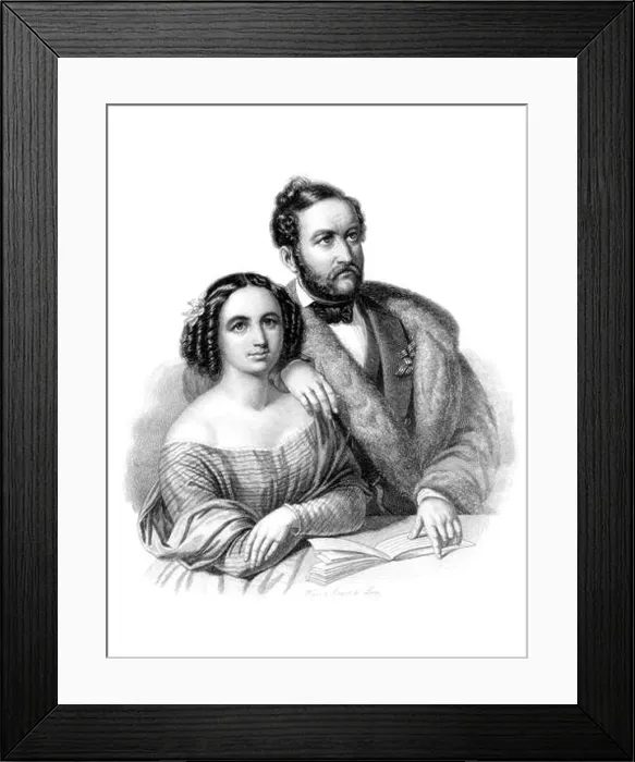 Framed Print : Fanny Mendelssohn (1805-1847), German composer and pianist of the Romantic era Framed Print : Fanny Mendelssohn (1805-1847), German composer and pianist of the Romantic era