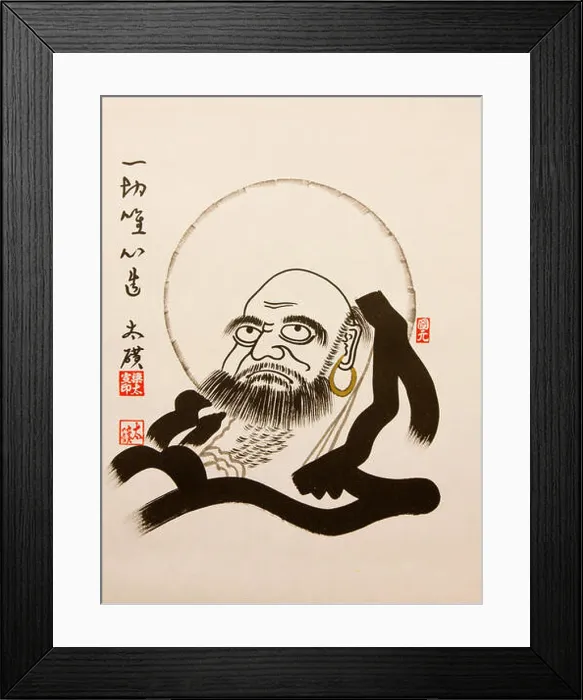 Framed Print : Bodhidharma Framed Print : Bodhidharma