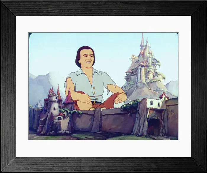 Framed Print : Gulliver's Travels is a 1939 American cel-animated Technicolor feature film produced by Max Fleischer Framed Print : Gulliver's Travels is a 1939 American cel-animated Technicolor feature film produced by Max Fleischer
