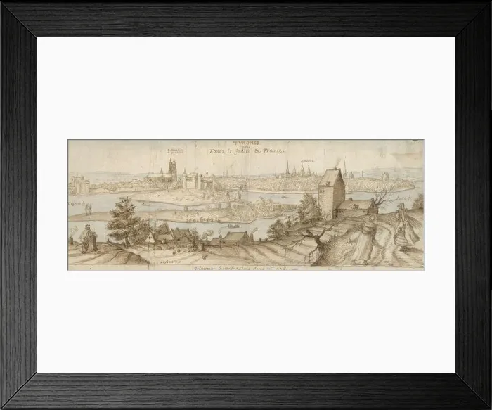 Framed Print : Turones vulgo Tours, Joris Hoefnagel Framed Print : Turones vulgo Tours, Joris Hoefnagel