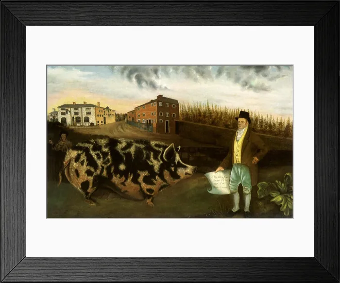 Framed Print : Joseph Lawton's Midland Pig