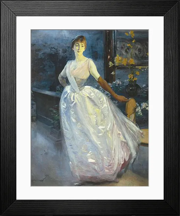 Framed Print : 10 Paul Besnard - Portret Madame Roger Jourdain (Henriette Jourdain) Framed Print : 10 Paul Besnard - Portret Madame Roger Jourdain (Henriette Jourdain)