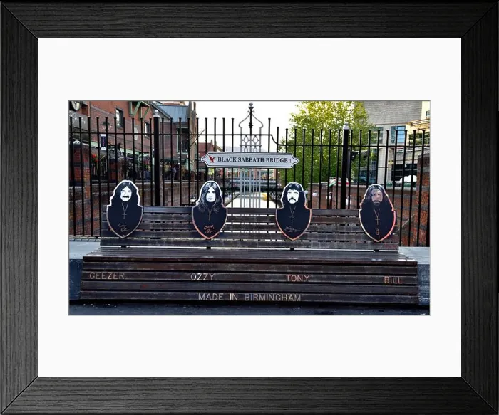 Framed Print : Black Sabbath Bridge, Birmingham, UK Framed Print : Black Sabbath Bridge, Birmingham, UK