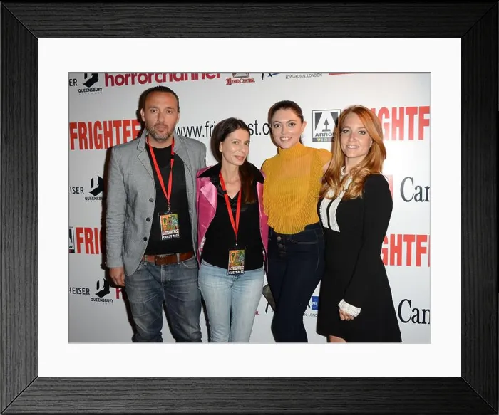 Framed Print : The Cast of St.Agatha Seth Michaels(Director) Sara Sometti Michaels(Writer Producer) Framed Print : The Cast of St.Agatha Seth Michaels(Director) Sara Sometti Michaels(Writer Producer)