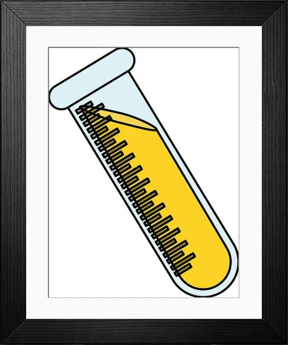 Framed Print : Flask for chemistry lab icon vector illustration graphic design Framed Print : Flask for chemistry lab icon vector illustration graphic design