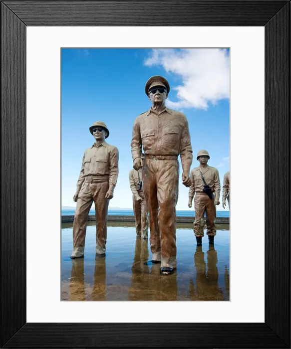 Framed Print : The MacArthur Landing Memorial Park in Palo, Leyte, the Philippines Framed Print : The MacArthur Landing Memorial Park in Palo, Leyte, the Philippines